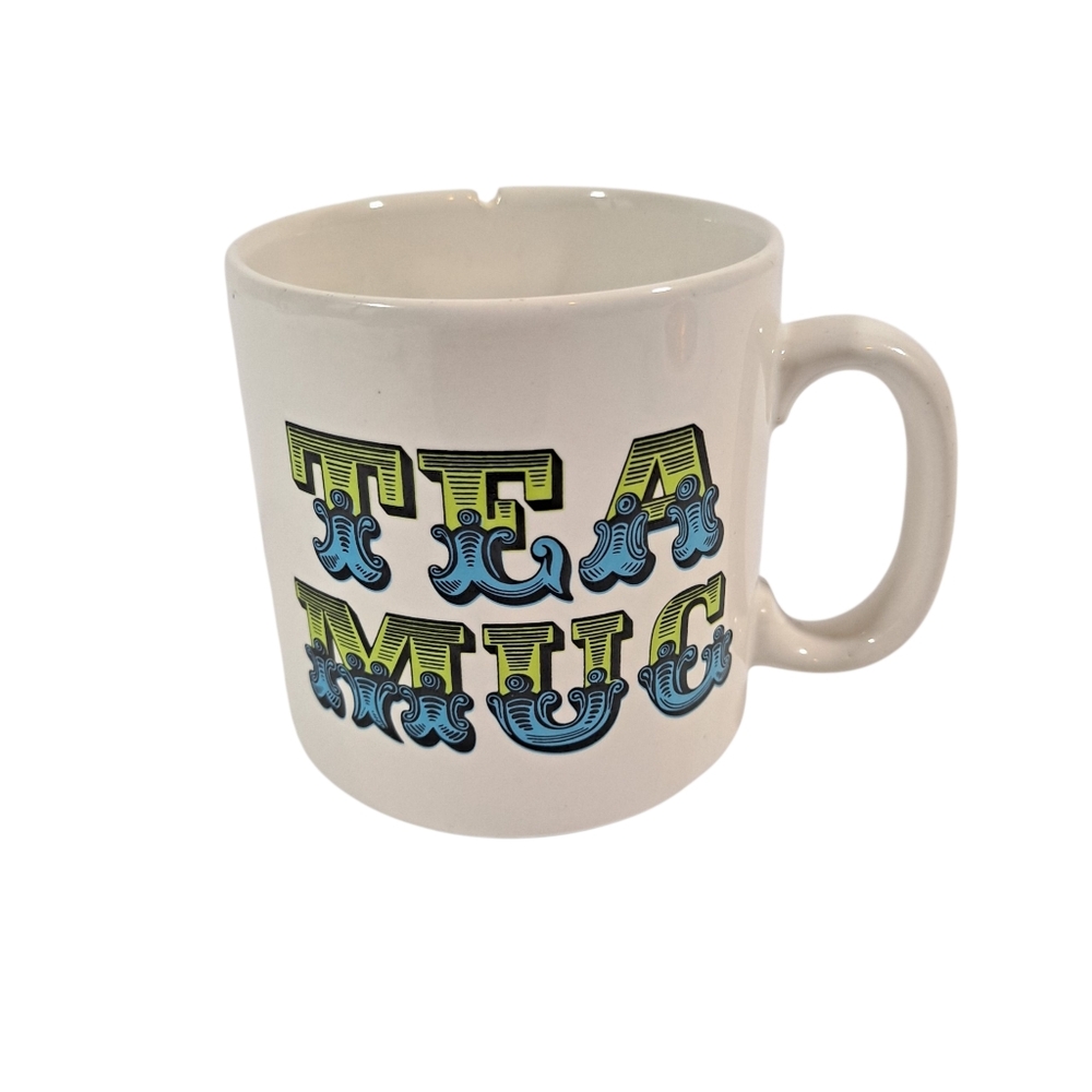 Vintage Russ Berrie England Tea Mug With Notch To Hand Tea Bag